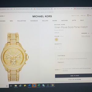 Women’s micheal Kors watch